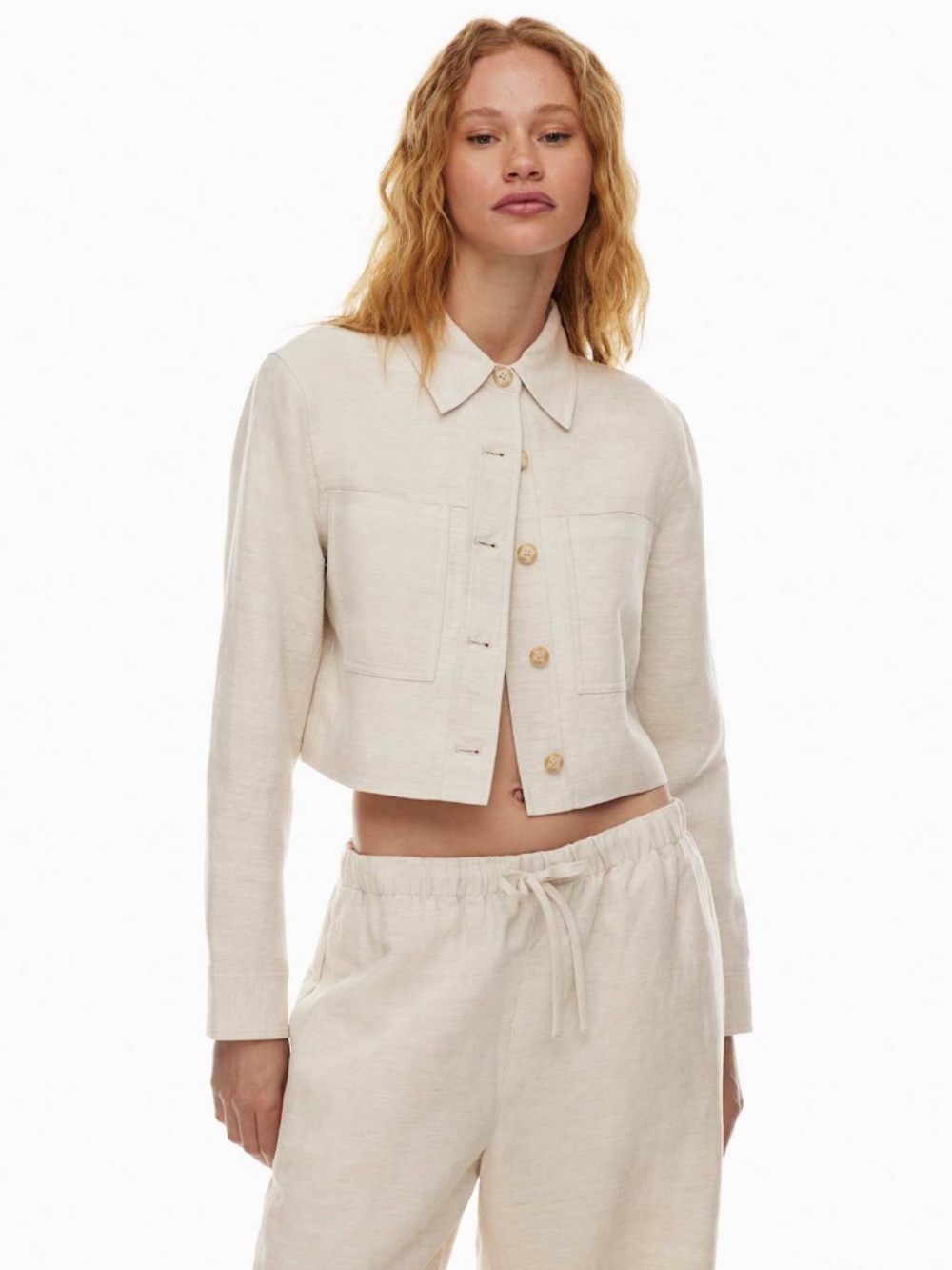 Wilfred - CruiseLinen Little Cropped Jacket